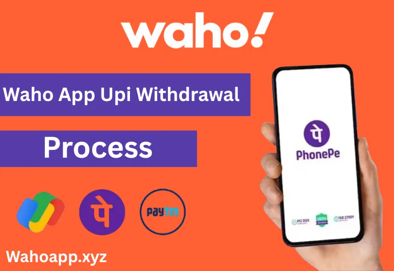 waho app upi withdrawal
